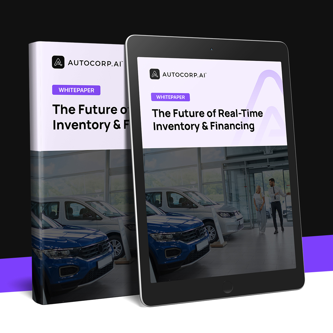 The future of real-time inventory and financing whitepaper Mockup 2025